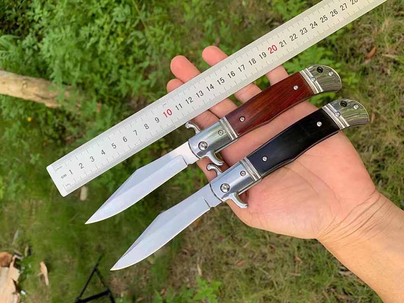 New 9 Inch US Italian Style Fast Open Folding Knife D2 Blade Tactical Outdoor Camping EDC Tool Self Defense Hunting Fighting Survival Knives BM 3310 AD15 AD10 UT85 UT88
New 9 Inch US Italian Style Fast Open Folding Knife D2 Blade Tactical Outdoor Camping EDC Tool Self Defense Hunting Fighting Survival Knives BM 3310 AD15 AD10 UT85 UT88