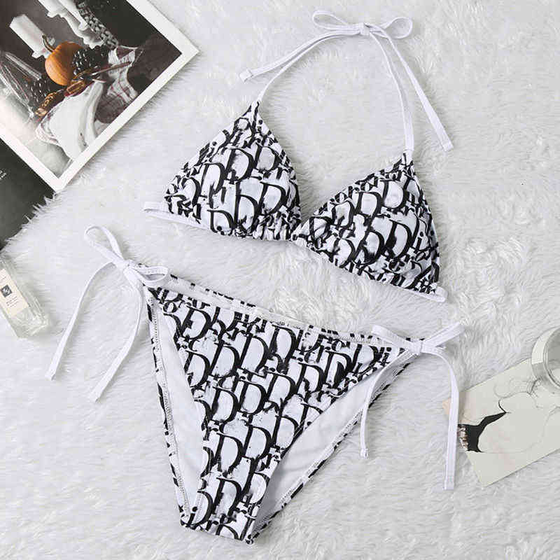 Women Designer Bikini Sexy 2 Pieces Set with Letters Summer D Swimwear for Lady Bathing Suit Backless Beachwear -XL, 04
Women Designer Bikini Sexy 2 Pieces Set with Letters Summer D Swimwear for Lady Bathing Suit Backless Beachwear -XL, 04