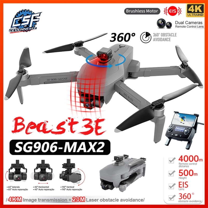 SG906 MAX2/SG906 Max Drone 4K Professional HD Camera Laser Obstacle Avoidance 3-Axis Gimbal 5G WiFi Dron FPV RC Quadcopter 220512, Sg906 1b bax
SG906 MAX2/SG906 Max Drone 4K Professional HD Camera Laser Obstacle Avoidance 3-Axis Gimbal 5G WiFi Dron FPV RC Quadcopter 220512, Sg906 1b bax
