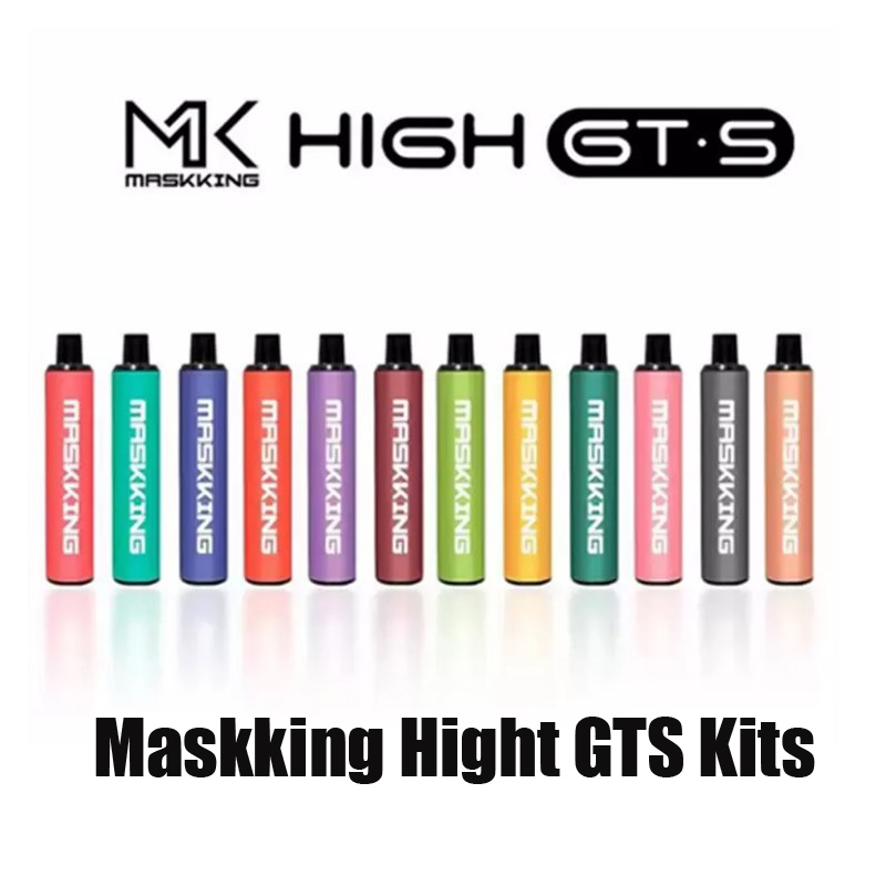 Maskking High GTS Disposable E-cigarettes Pod Device Kit 2500 Puffs 150mAh Battery 8.5ml Prefilled Vapor Pods Cartridges Stick Vape Pen Vs Mk Pro GT Lux Crystal Bang XXL
Maskking High GTS Disposable E-cigarettes Pod Device Kit 2500 Puffs 150mAh Battery 8.5ml Prefilled Vapor Pods Cartridges Stick Vape Pen Vs Mk Pro GT Lux Crystal Bang XXL