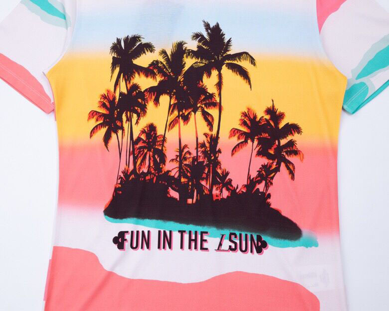 Spring new style vest stitching short-sleeved T-shirt round neck cotton fabric women's and men's high-quality T-shirt black white d4534