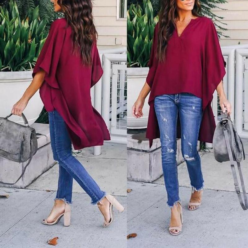 Women Summer Tunic V-Neck Irregular Casual Tops Blouses Hem Ladies Fashion Trumpet Sleeves Long Back Blouse Women' & Shirts, Orange
Women Summer Tunic V-Neck Irregular Casual Tops Blouses Hem Ladies Fashion Trumpet Sleeves Long Back Blouse Women' & Shirts, Orange