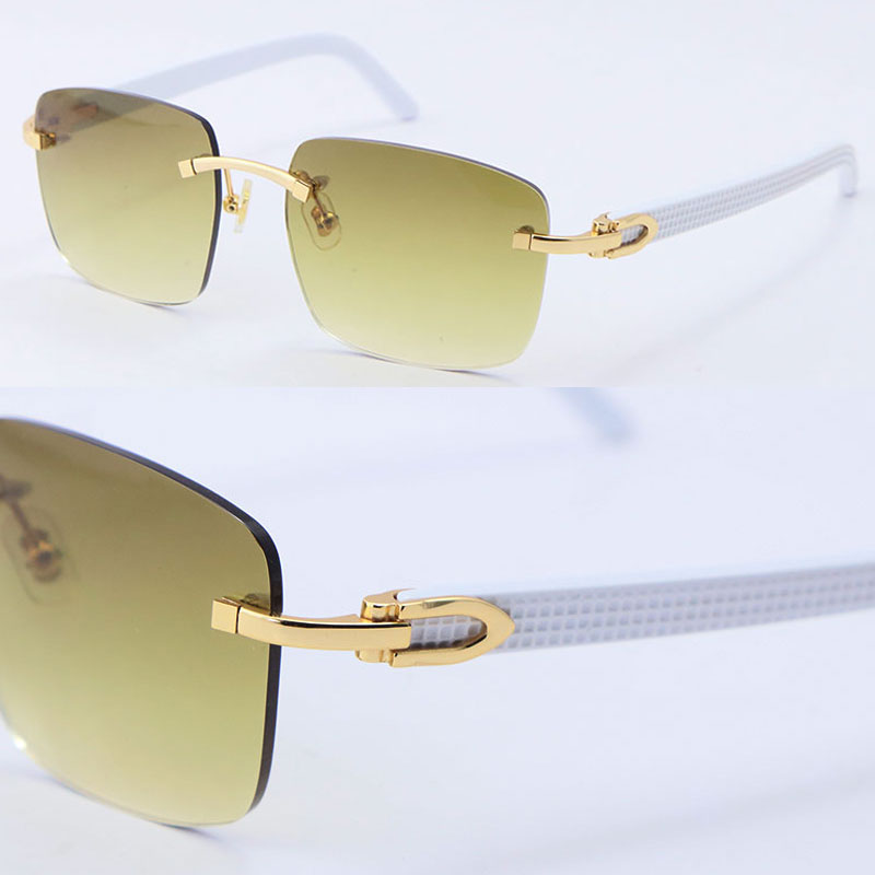 Wholesale Marble White Plank Arms Sunglasses Metal Rimless Sun Glasses Men 8300816 Unisex Adumbral Outdoors Women Driving Glasses C Decoration 18K Gold UV400 Lens
Wholesale Marble White Plank Arms Sunglasses Metal Rimless Sun Glasses Men 8300816 Unisex Adumbral Outdoors Women Driving Glasses C Decoration 18K Gold UV400 Lens
