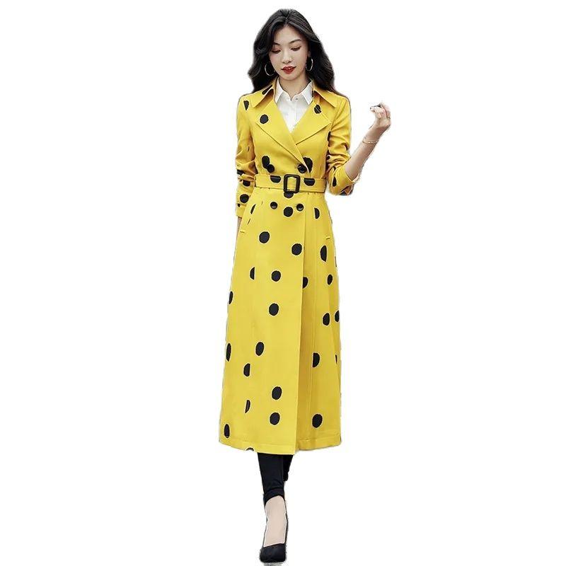 Women' Trench Coats High End Women Coat Mid Length Over The Knee Spring Autumn Lining 2022 Elegant Belt Windbreaker Outerwear FemaleWomen, Yellow
Women' Trench Coats High End Women Coat Mid Length Over The Knee Spring Autumn Lining 2022 Elegant Belt Windbreaker Outerwear FemaleWomen, Yellow