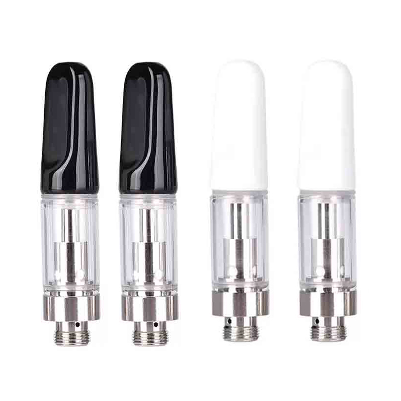 TH205 Disposable Vape 0.5ml 1.0ml Atomizer Ceramic Coil White Black Tip Glass Tank for Oil Thick Cartridges 510 Thread Battery
TH205 Disposable Vape 0.5ml 1.0ml Atomizer Ceramic Coil White Black Tip Glass Tank for Oil Thick Cartridges 510 Thread Battery