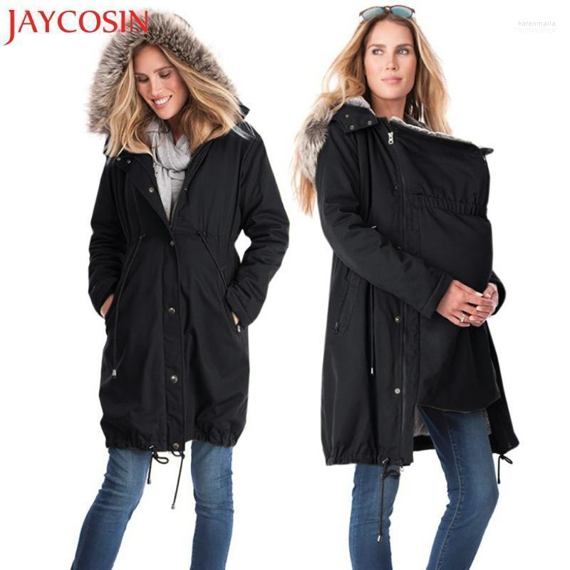 Women' Down & Parkas JAYCOSIN Fashion Stitching Hooded Fur Collar Long Maternity Coat Hoodie Outwear Female Solid Overcoat Dropship Dec.11, Black
Women' Down & Parkas JAYCOSIN Fashion Stitching Hooded Fur Collar Long Maternity Coat Hoodie Outwear Female Solid Overcoat Dropship Dec.11, Black