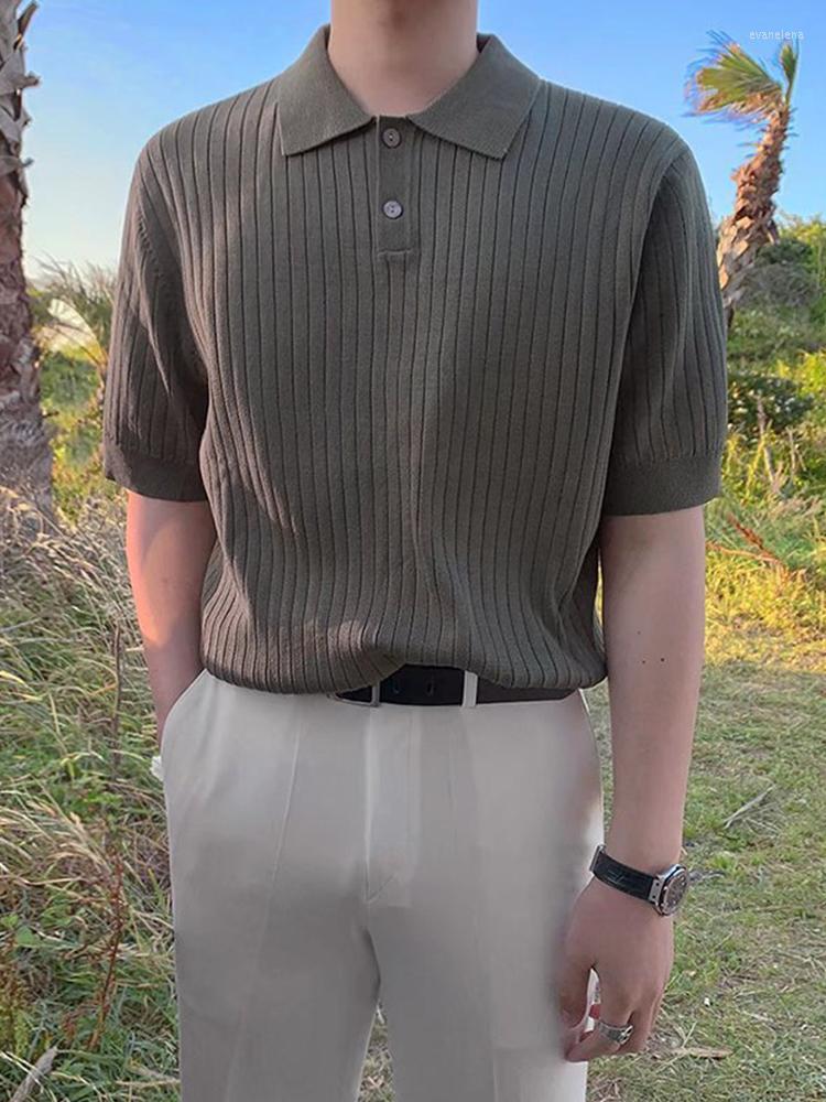 Men's Polos Casual Slim Fit Short Sleeve Shirts Mens Solid Color Knitted Button Turn-down Collar Tops Pullover Summer Men Fashion PolosMen's, 03 dark green
Men's Polos Casual Slim Fit Short Sleeve Shirts Mens Solid Color Knitted Button Turn-down Collar Tops Pullover Summer Men Fashion PolosMen's, 03 dark green