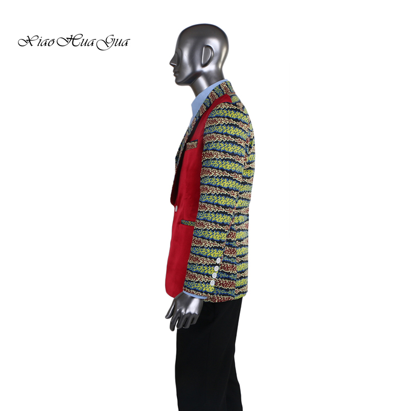 Men Blazer Slim Fit Fancy Blazers Suit Jacket African Men Clothes Blazer Wedding Dress Suit Dashiki Bazin Riche Ankara WYN145 220409