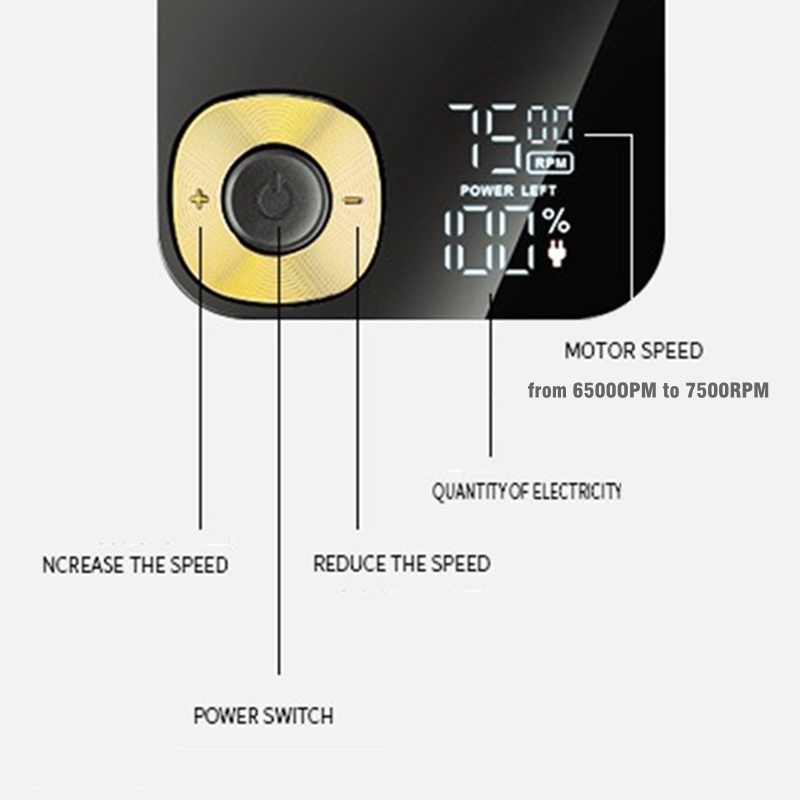 Original metal housing barber pro beard hair electric shaver for men rechargeable electric razor bald head shaving machine set 220322