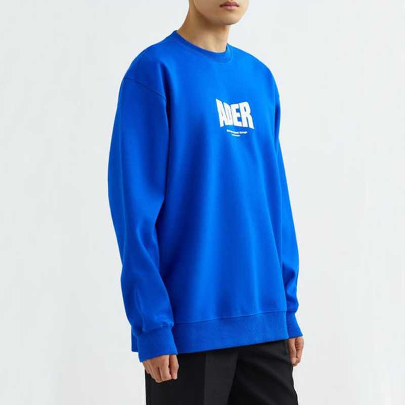 ADER Error Sweatshirt Men Women Korean Fashion Sweat Tops Oversize Embroidery Cotton Clothing Female Casual Costume Y2k 220720