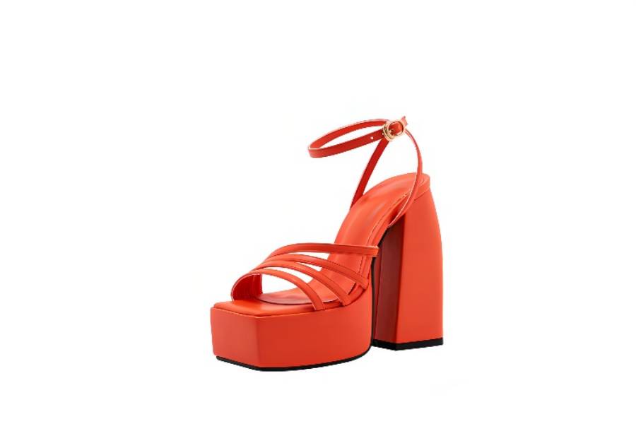Summer 2022 new thick-heeled sandals water platform fish mouth dew large high-heeled shoes, Blue
Summer 2022 new thick-heeled sandals water platform fish mouth dew large high-heeled shoes, Blue
