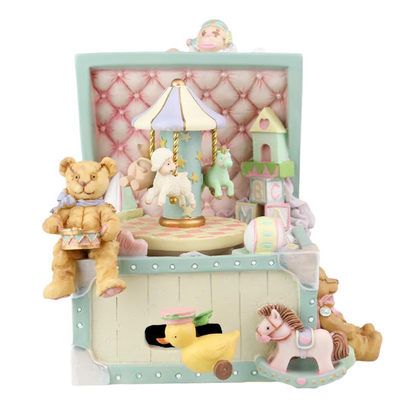 Decorative Objects & Figurines Music Box Circus Carousel Musical Cartoon Amusement Park Give Girls Christmas Birthday Gifts Home Decoration
Decorative Objects & Figurines Music Box Circus Carousel Musical Cartoon Amusement Park Give Girls Christmas Birthday Gifts Home Decoration