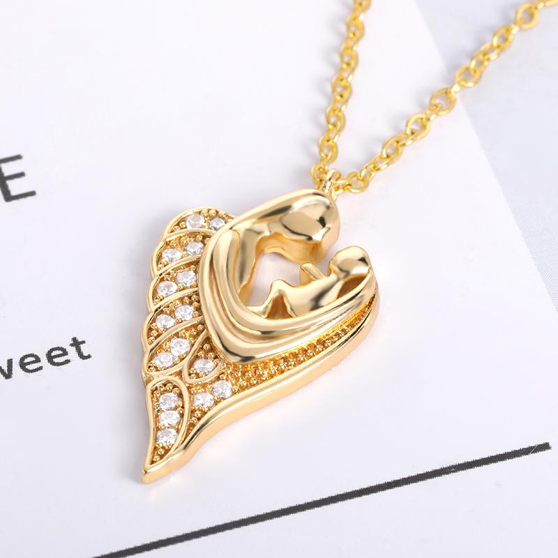 Pendant Necklaces Personalized Baby Mom Zirconia Necklace Women Gold Color Statement Simple Feather Mother's Day Christmas Gift JewelryP
Pendant Necklaces Personalized Baby Mom Zirconia Necklace Women Gold Color Statement Simple Feather Mother's Day Christmas Gift JewelryP