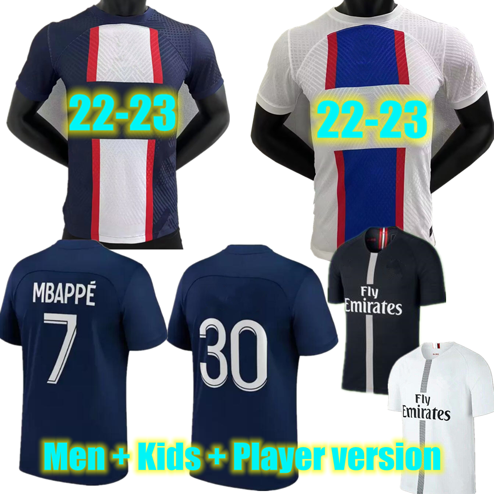 Player version MBAPPE Soccer Jerseys 22-23 VITINHA HAKIMI SERGIO RAMOS VERRATTI paris 2022 23 Fan version Maillots de football men kids kit shirt Up to 4XL, 22-23 home
Player version MBAPPE Soccer Jerseys 22-23 VITINHA HAKIMI SERGIO RAMOS VERRATTI paris 2022 23 Fan version Maillots de football men kids kit shirt Up to 4XL, 22-23 home