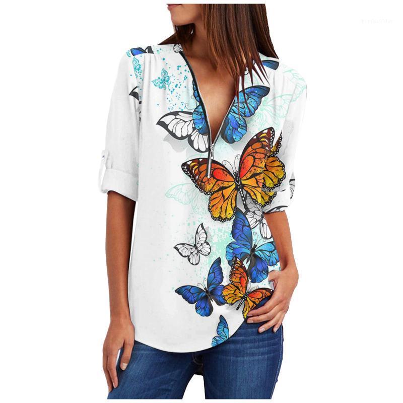 Women' Blouses & Shirts Womens' Zipper Short Sleeves Blusas Deep V Neck Butterfly Printing Zip Up Blouse Harajuku Colorful Chemisier Femme, Black
Women' Blouses & Shirts Womens' Zipper Short Sleeves Blusas Deep V Neck Butterfly Printing Zip Up Blouse Harajuku Colorful Chemisier Femme, Black