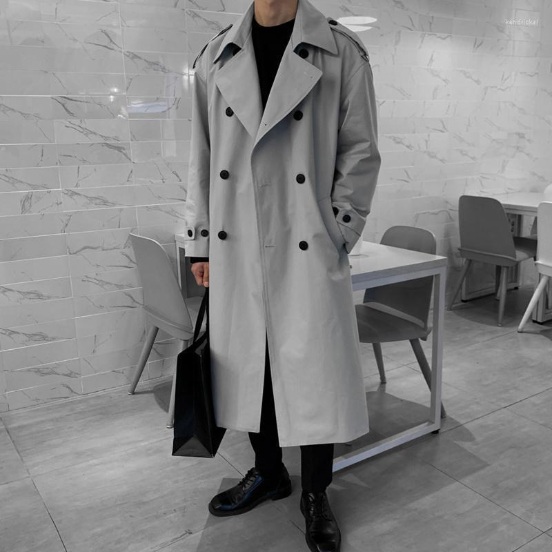 Men's Trench Coats Gray/Black Coat Men Fashion Casual Long Streetwear Korean Loose Oversized Windbreaker Jacket Mens Overcoat M-2XL Kend22
Men's Trench Coats Gray/Black Coat Men Fashion Casual Long Streetwear Korean Loose Oversized Windbreaker Jacket Mens Overcoat M-2XL Kend22