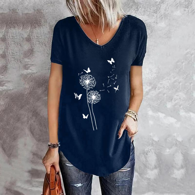 Women's T-Shirt Workout Short Sleeve Shirt Ladies Loose Casual V Neck Dandelion Print Womens T Long Black WomanWomen's
Women's T-Shirt Workout Short Sleeve Shirt Ladies Loose Casual V Neck Dandelion Print Womens T Long Black WomanWomen's
