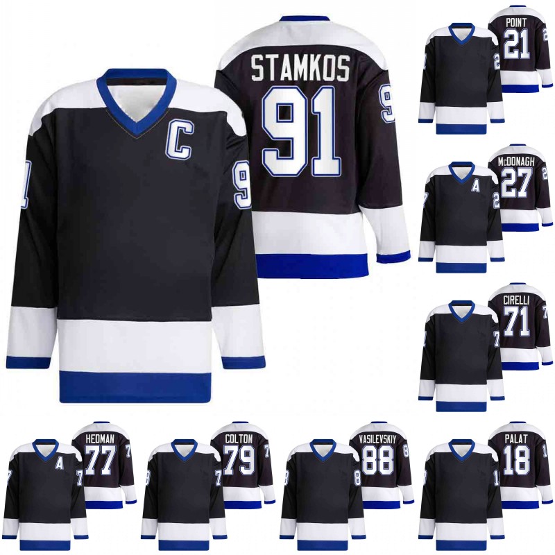 #88 Nikita Kucherov Classics Heritage Black Jersey Mikhail Sergachev Steven Stamkos Ross Colton Victor Hedman Anthony Cirelli Brayden Point Alex Killorn, 14 patrick maroon
#88 Nikita Kucherov Classics Heritage Black Jersey Mikhail Sergachev Steven Stamkos Ross Colton Victor Hedman Anthony Cirelli Brayden Point Alex Killorn, 14 patrick maroon