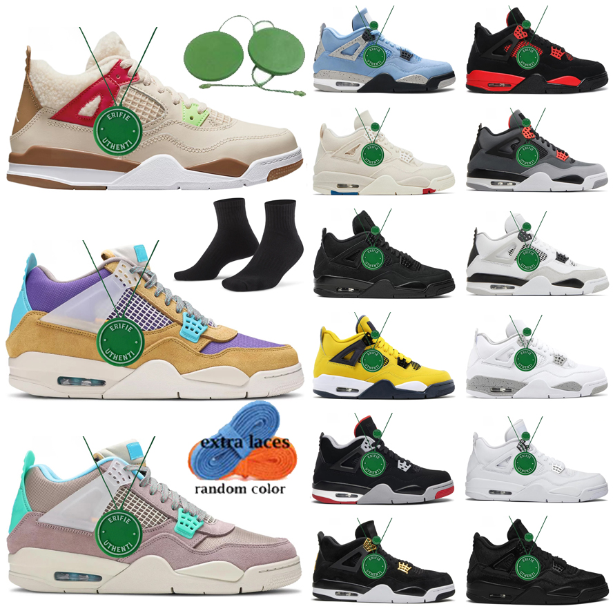 4 basketball shoe 4s retro Off Noir Taupe Haze Desert Moss Infrared Sneakers Lemon Venom Black Cat Bred Red Thunder Royalty sports Trainers size 36-47, Box
4 basketball shoe 4s retro Off Noir Taupe Haze Desert Moss Infrared Sneakers Lemon Venom Black Cat Bred Red Thunder Royalty sports Trainers size 36-47, Box