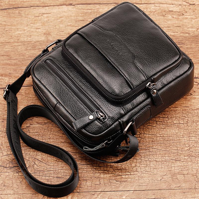 Briefcases Genuine Cowhide Leather Shoulder Bag For Men Small Messenger Bags Travel Fashion Flap Crossbody HandbagsBriefcases, Black
Briefcases Genuine Cowhide Leather Shoulder Bag For Men Small Messenger Bags Travel Fashion Flap Crossbody HandbagsBriefcases, Black