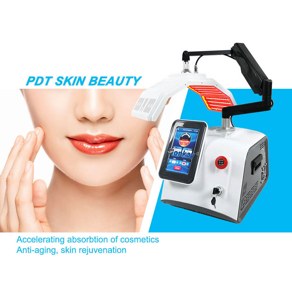 7 colors Face pdt led light therapy acne wrinkle equipment machine