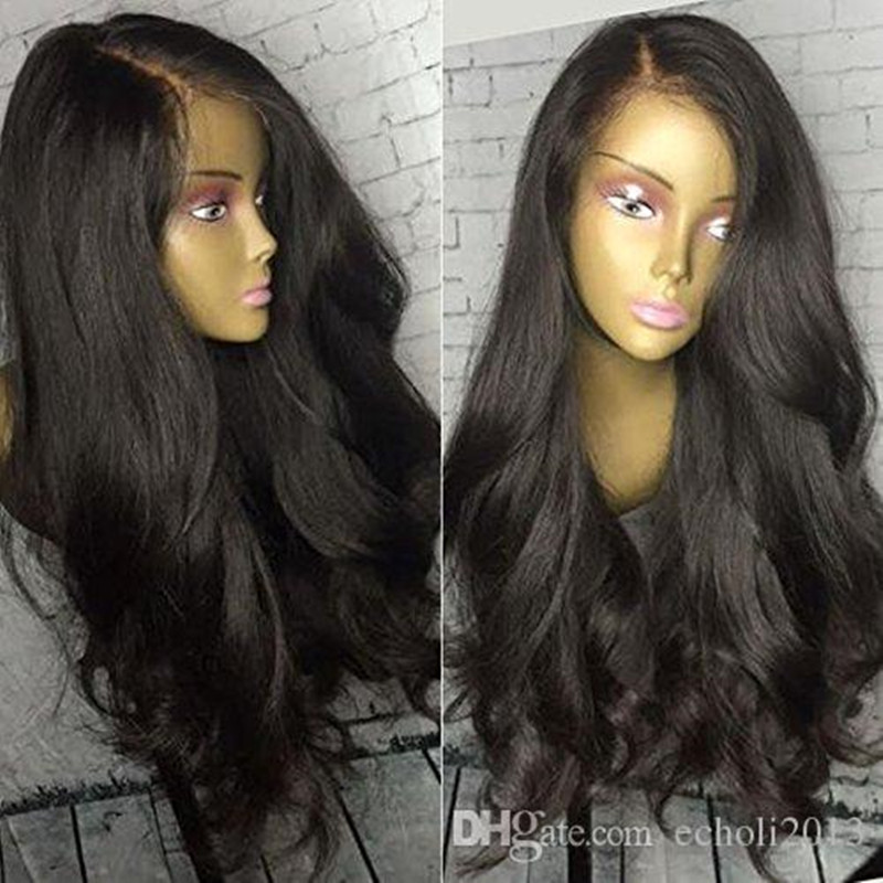150 Density Lace Front Human Hair Wigs Brazilian Virgin remy Frontal wavy 360 Wig For Black Women
