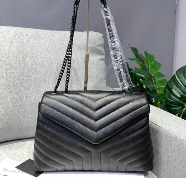 Designer chain Shoulder bag purses genuine leather woman crossbody messenger Bags LOULOU handbag lou 32cm cross body handbag, Silver chain
Designer chain Shoulder bag purses genuine leather woman crossbody messenger Bags LOULOU handbag lou 32cm cross body handbag, Silver chain