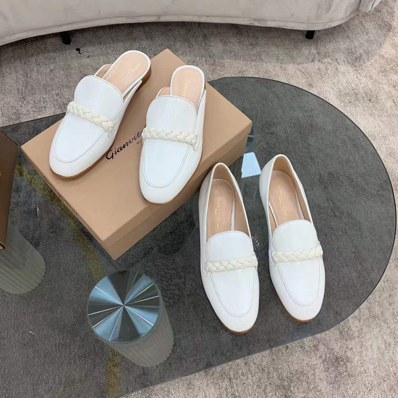 Gianvit Ross Top Quality white smooth leather Dress shoes flats women comfortable Flat heel Round toes classic Buckle Lefu shoes Baotou slippers, Black
Gianvit Ross Top Quality white smooth leather Dress shoes flats women comfortable Flat heel Round toes classic Buckle Lefu shoes Baotou slippers, Black