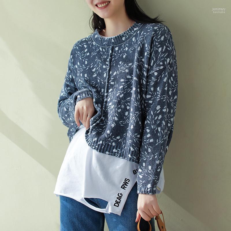 Women's Sweaters 2022 Spring Sweater Retro Women Knitting All-match Tops O-Neck Print Loose Casual Ladies Jemi22, Coffee color
Women's Sweaters 2022 Spring Sweater Retro Women Knitting All-match Tops O-Neck Print Loose Casual Ladies Jemi22, Coffee color