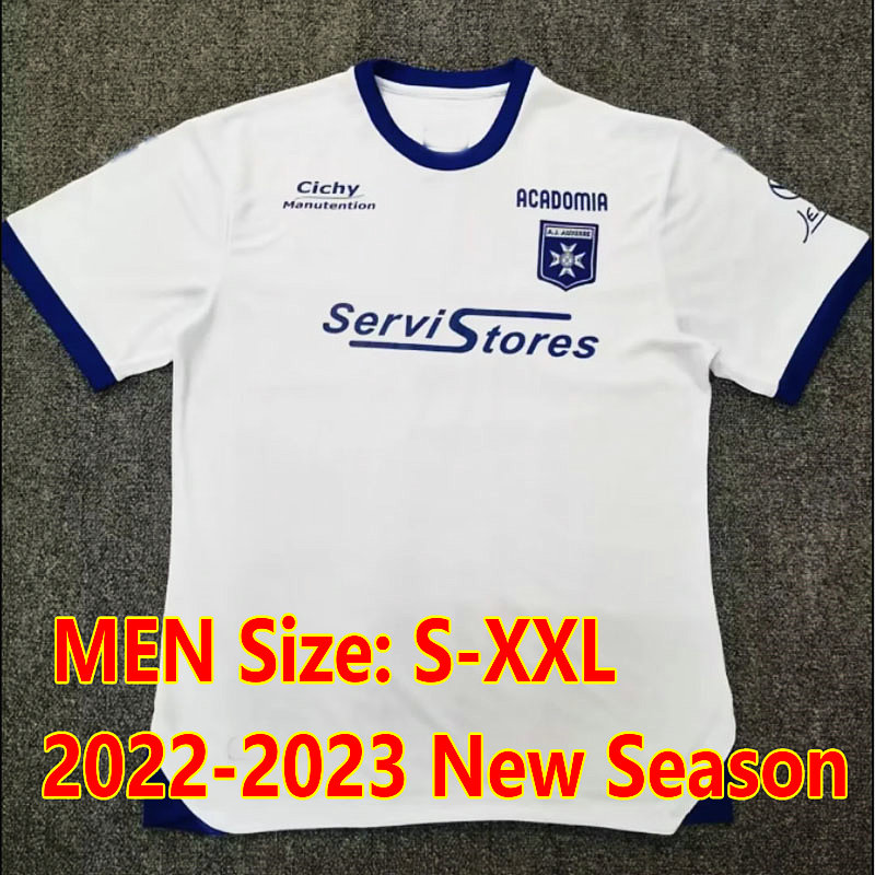 22 23 AJ Auxerre soccer jersey Perrin Mercier Hein BEN FREDJ Camara maillot de foot home white 2022 2023 Sakhi Charbonnier Autret Merdji Dugimont football shirts, 22-23 home
22 23 AJ Auxerre soccer jersey Perrin Mercier Hein BEN FREDJ Camara maillot de foot home white 2022 2023 Sakhi Charbonnier Autret Merdji Dugimont football shirts, 22-23 home