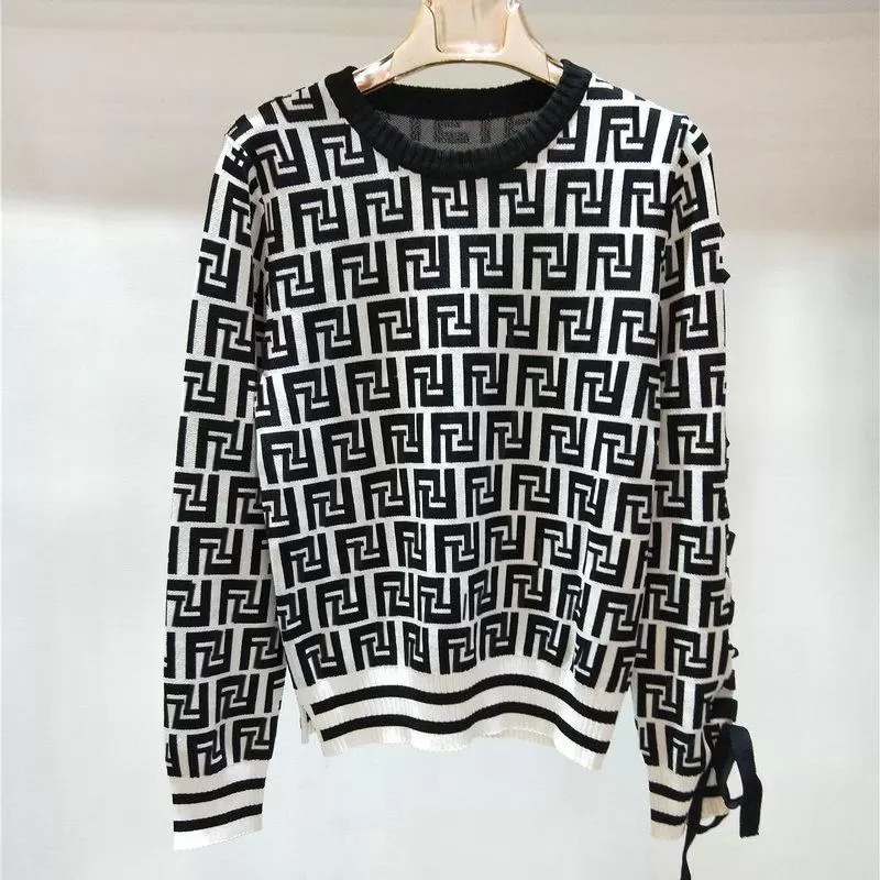 Women's Sweaters Sweater FF LOGO Womens Autumn Round Neck Striped Fashion Long Sleeve Women High End Jacquard Cardigan Knitting Woman Knit Pullover C0KJ
Women's Sweaters Sweater FF LOGO Womens Autumn Round Neck Striped Fashion Long Sleeve Women High End Jacquard Cardigan Knitting Woman Knit Pullover C0KJ