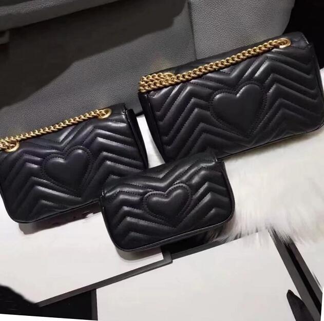 Handbags genuine leather shoulder bag fashion heart chain purse cowhide corssbody presbyopic card holder evening messenger bags women Wholesale, No bag(not sold separately)
Handbags genuine leather shoulder bag fashion heart chain purse cowhide corssbody presbyopic card holder evening messenger bags women Wholesale, No bag(not sold separately)