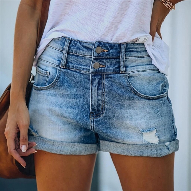 Cotton Sexy Hole Button Women's Jean Shorts Summer Solid High Waist Streetwear Ladies Skinny Fashion Ripped Denim Short 220419, Black
Cotton Sexy Hole Button Women's Jean Shorts Summer Solid High Waist Streetwear Ladies Skinny Fashion Ripped Denim Short 220419, Black