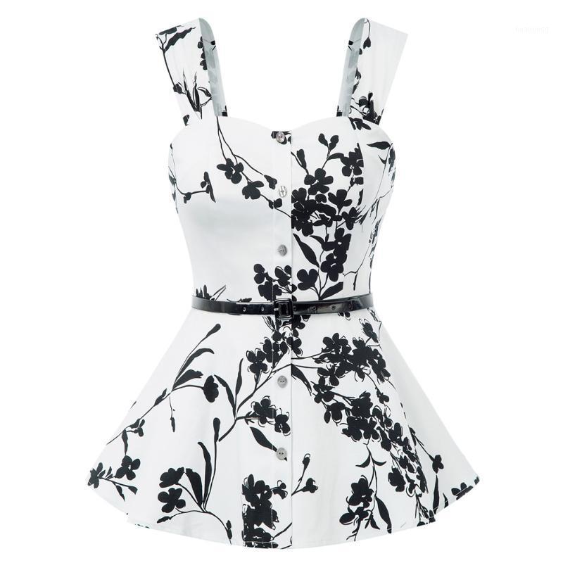 Women' Blouses & Shirts Cotton Shirt Women Buttons Decorated Tops Sleeveless Square Neck Print Casual Slim Belted Vintage Sexy Blouse Cropp, Floral white
Women' Blouses & Shirts Cotton Shirt Women Buttons Decorated Tops Sleeveless Square Neck Print Casual Slim Belted Vintage Sexy Blouse Cropp, Floral white
