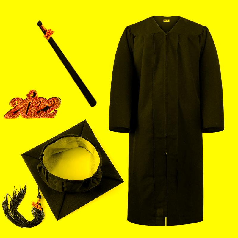 Clothing Sets Set Of 4 Graduation Gown Cap Tassel 2022 Unisex Matte High School & Bachelor SetClothing, As pic
Clothing Sets Set Of 4 Graduation Gown Cap Tassel 2022 Unisex Matte High School & Bachelor SetClothing, As pic