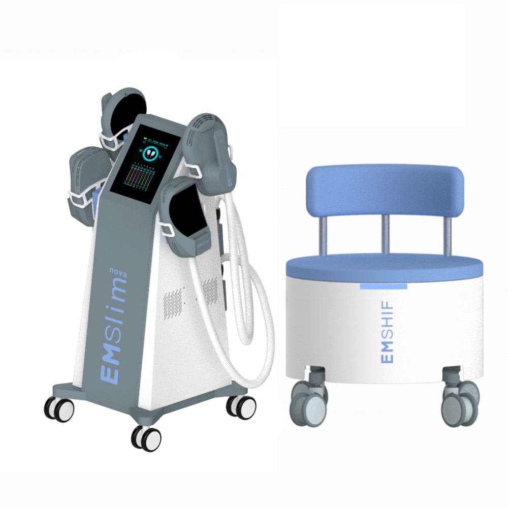 2022 4 Handle RF Muscle building Fat Reduce Manufacturer Neo RF Body Slimming Machine With Pelvic Stimulation Pads/Chair Optional