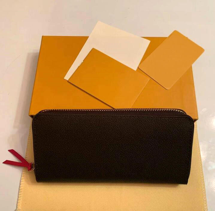 Designer Wallet for Woman man Fashion Zipper Black Brown Flower leather Clutch Purses Orange Box Monogrames Clemence Long Wallets Card Holder 60017 Women men Purse
Designer Wallet for Woman man Fashion Zipper Black Brown Flower leather Clutch Purses Orange Box Monogrames Clemence Long Wallets Card Holder 60017 Women men Purse
