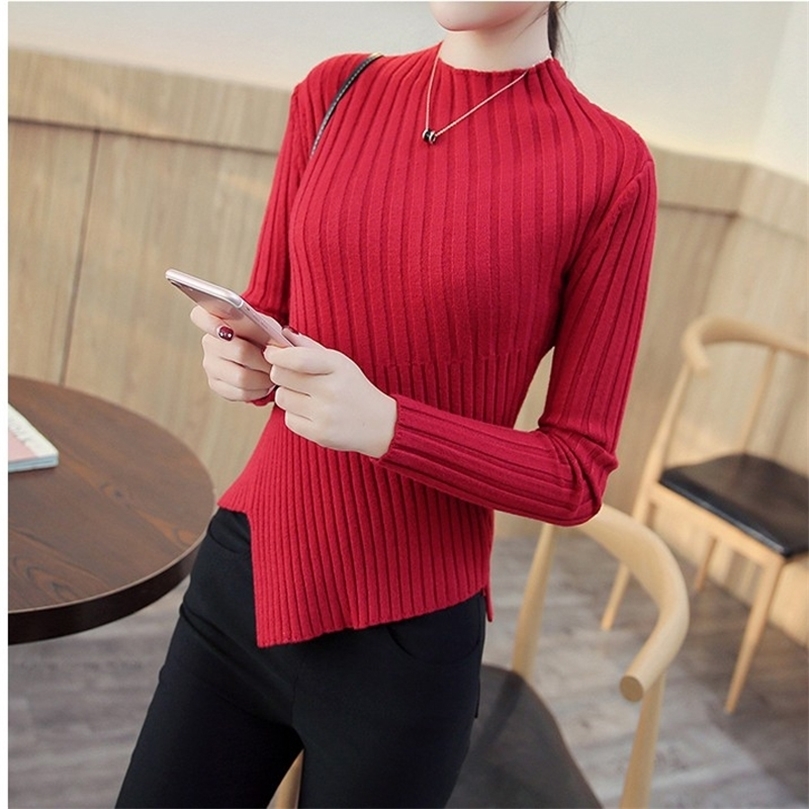Core Yarn Sweater Women Autumn Bottoming Sweater Winter Sets Of Long Sleeves Thick Korean Women 201204, Black
Core Yarn Sweater Women Autumn Bottoming Sweater Winter Sets Of Long Sleeves Thick Korean Women 201204, Black