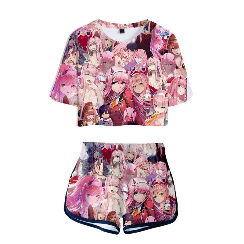 Men's Tracksuits Japan Anime Darling In The Franxx 3D Print Tracksuit Women Two Piece Set Top And Shorts Zero Hip Hop Casual ClothingMen's, 012
Men's Tracksuits Japan Anime Darling In The Franxx 3D Print Tracksuit Women Two Piece Set Top And Shorts Zero Hip Hop Casual ClothingMen's, 012