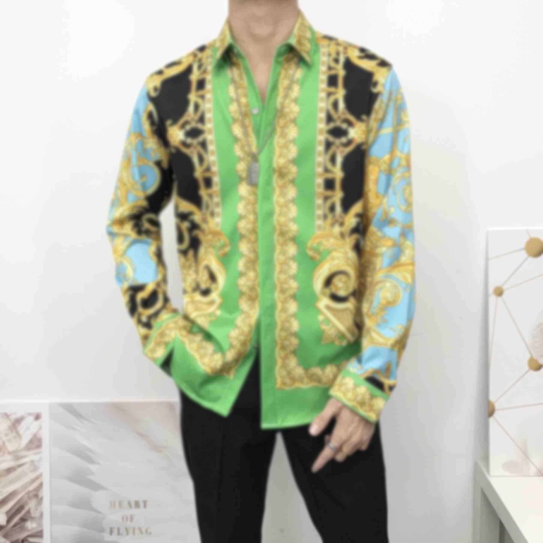 European classic styleLuxury 23ssMen's Casual Shirts men top business and leisure fashion shirts slim long sleeve shirt printing medusa#682609912, 10
European classic styleLuxury 23ssMen's Casual Shirts men top business and leisure fashion shirts slim long sleeve shirt printing medusa#682609912, 10