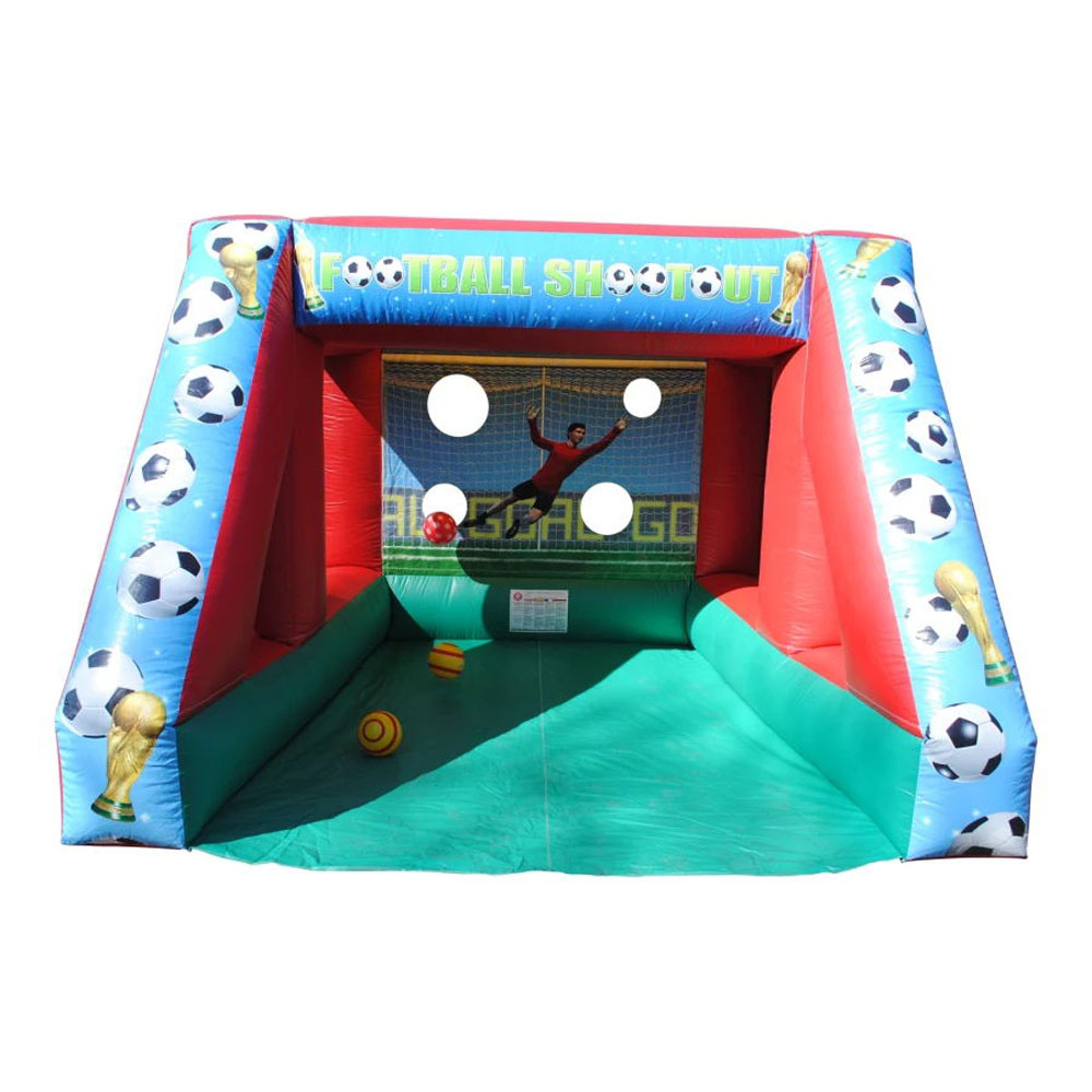 Customized 0.55mm PVC Inflatable Football Soccer Penalty Shoot Gate Inflatables Football Kick Goal Shooting Game with blower For Sale
Customized 0.55mm PVC Inflatable Football Soccer Penalty Shoot Gate Inflatables Football Kick Goal Shooting Game with blower For Sale