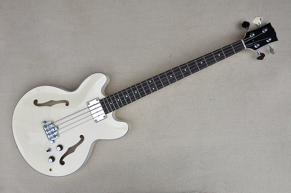Factory Custom 4-String Cream Electric Bass Guitar with Rosewood Fingerboard Chrome Hardwares no Pickgaurd Offer Customized
Factory Custom 4-String Cream Electric Bass Guitar with Rosewood Fingerboard Chrome Hardwares no Pickgaurd Offer Customized