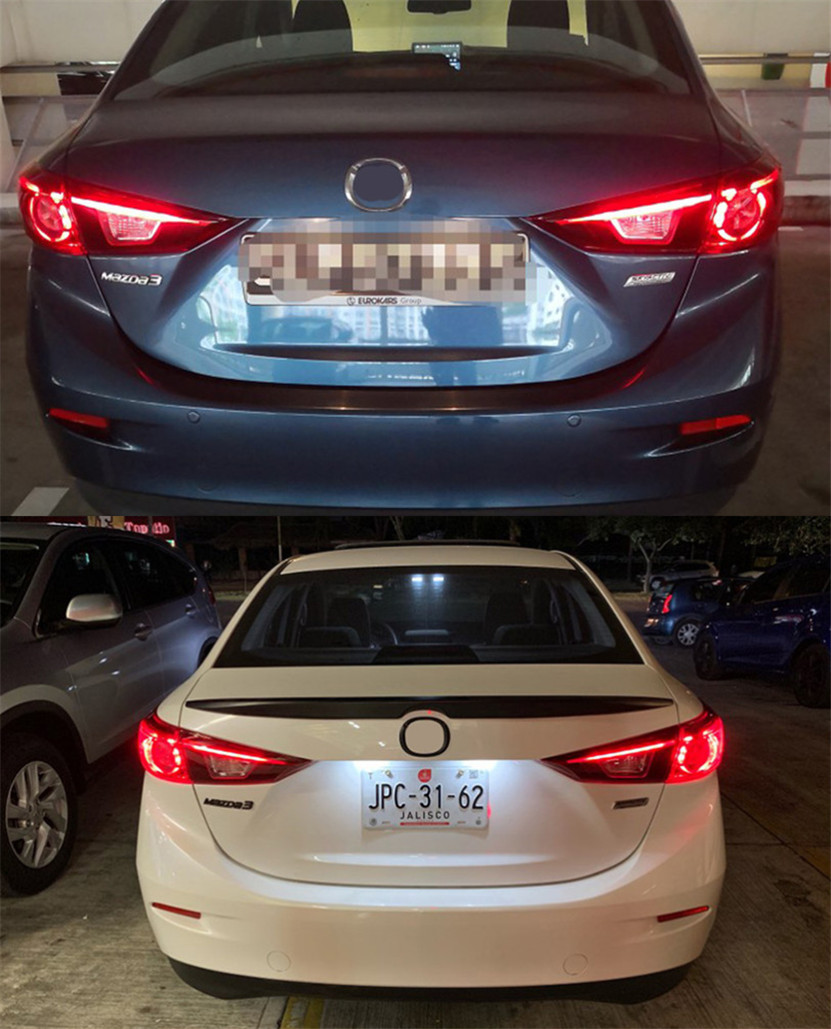 Automobile Taillamp Accessories For Mazda 3 Axela LED Tail Light 20 14-20 18 DRL Brake Lights Turn Signal Reversing Lights