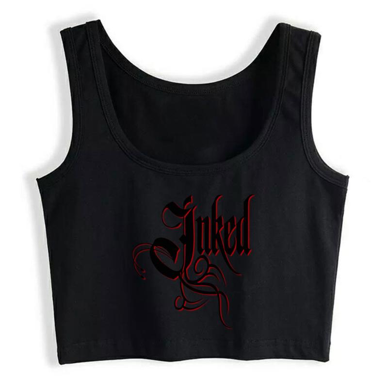 Women' Tanks & Camis Crop Top Inked Tattooed Tattoo Lovers Artists Hip Hop Vintage Cotton Y2k Tops Womens Blusas Mujer De Moda Verano, Black
Women' Tanks & Camis Crop Top Inked Tattooed Tattoo Lovers Artists Hip Hop Vintage Cotton Y2k Tops Womens Blusas Mujer De Moda Verano, Black