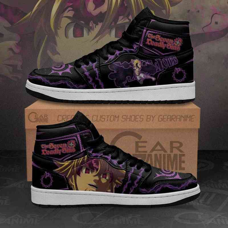 Meliodas Demon Sneakers Seven Deadly Sins Anime Shoes, Others