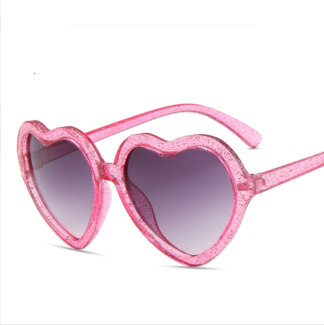 New Kids love Sunglasses UV400 Coating Sun Glasses Flash Frame Goggle Baby Boys Girls Lovely Sunglass Z260305