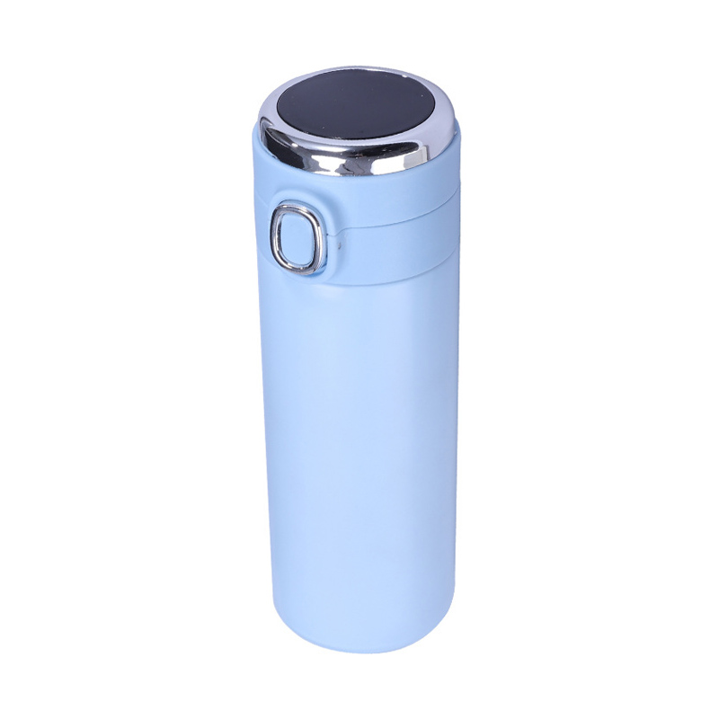 Touch screen temperature Korean Thermos water bottle Big Sell Portable 320ml Stainless Steel Double Wall Insulated Vacuum Thermos Peas Cup For adverti
