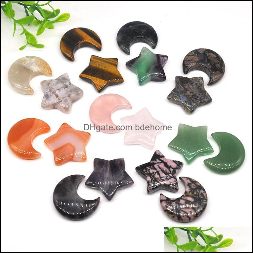 Stone 3Cm Crystal Moon Star Statue Healing Natural Crystals Stones Carving Crafts Decoration Rose Gift Room Ornament Fis Bdehome Dhsyr
Stone 3Cm Crystal Moon Star Statue Healing Natural Crystals Stones Carving Crafts Decoration Rose Gift Room Ornament Fis Bdehome Dhsyr