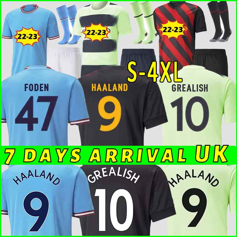 HAALAND soccer jersey 22 23 DE BRUYNE PHILLIPS MANS CITIES GREALISH STERLING FERRAN MAHREZ MANCHESTERS FODEN 2022 2023 football shirt uniforms men kids kit sets, Away
HAALAND soccer jersey 22 23 DE BRUYNE PHILLIPS MANS CITIES GREALISH STERLING FERRAN MAHREZ MANCHESTERS FODEN 2022 2023 football shirt uniforms men kids kit sets, Away