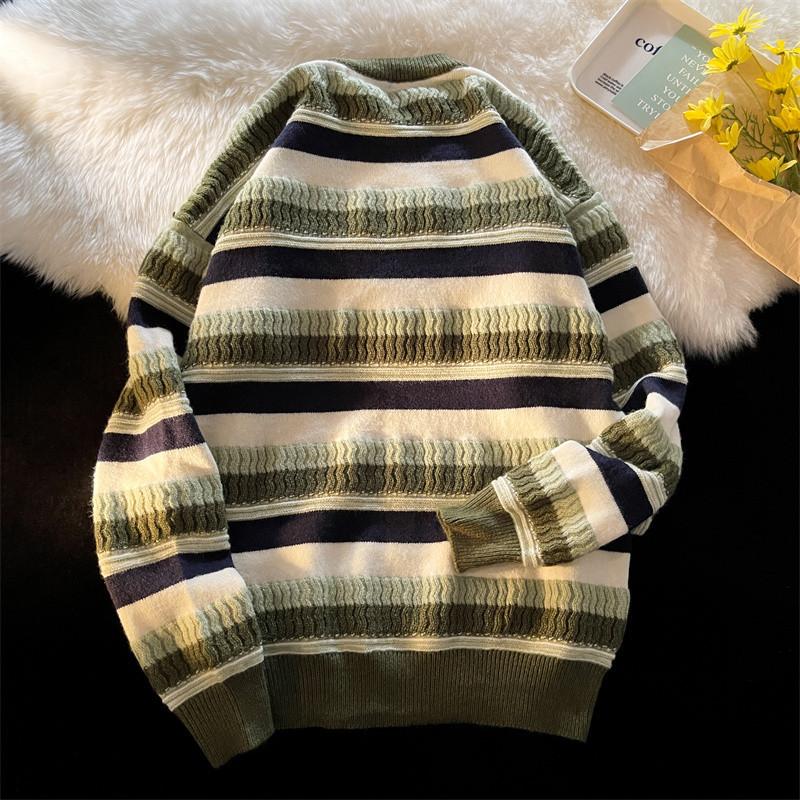Men's Vests Vintage Striped Loose Sweater Men Autumn Oversize Couple High Street O-Neck Sweaters Winter Pullover Women Jacquard SweaterMen's, Black
Men's Vests Vintage Striped Loose Sweater Men Autumn Oversize Couple High Street O-Neck Sweaters Winter Pullover Women Jacquard SweaterMen's, Black